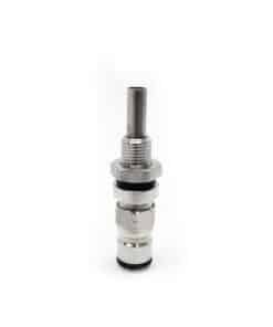 CO₂ valve with a 1/4” thread and a very short dip tube