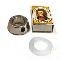 Rosette for fitting a tap to a column