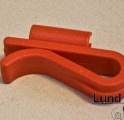 Hose holder for edge mounting