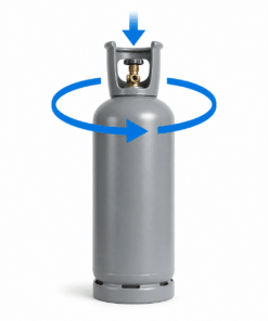 Genopfyldning af 6 kg CO₂-flaske