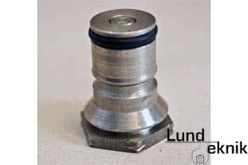 Ventil, CO2, komplet med o-ring og fjederindsats, 9/16″