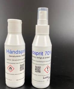 Håndsprit 70%, 100 ml, til tasken, med spray
