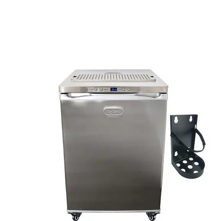 Kegerator, stainless steel