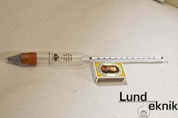 3 * Hydrometer, 1.000 – 1.150 / 0.0005 g/ml