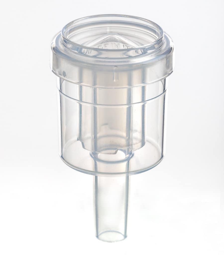 Fermentation tube, compact 2-part cylinder