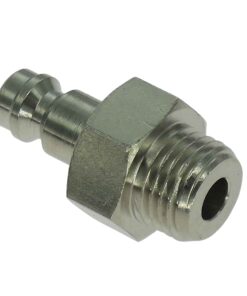 CO₂-lynkobling, han, selvlukkende, 1/4″ udvendigt rørgevind