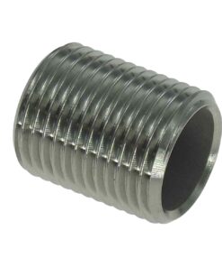 Nippelrør, Syrefast stål, 1/2″, 25 mm