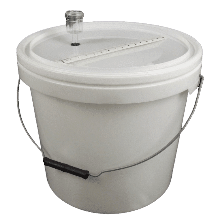 Mellem gærspand m/ gærrør, 15,9 liter