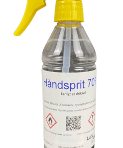 Håndsprit 70%, sprayflaske 0,5 liter