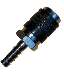 CO₂-lynkobling, hun, selvlukkende, 1/4″ slangetilslutning