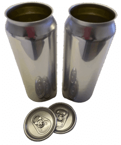 Dåse, alu. med låg, 330ml, 193 stk