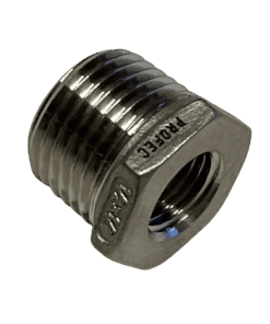 Reduktionsstykke, Syrefast stål, 3/8″ – 1/4″