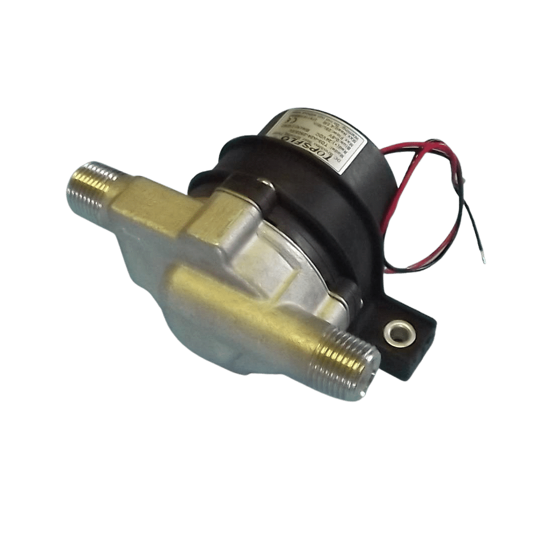 Pump, 25 litres per minute, 24VDC, 110 degrees, acid-proof steel