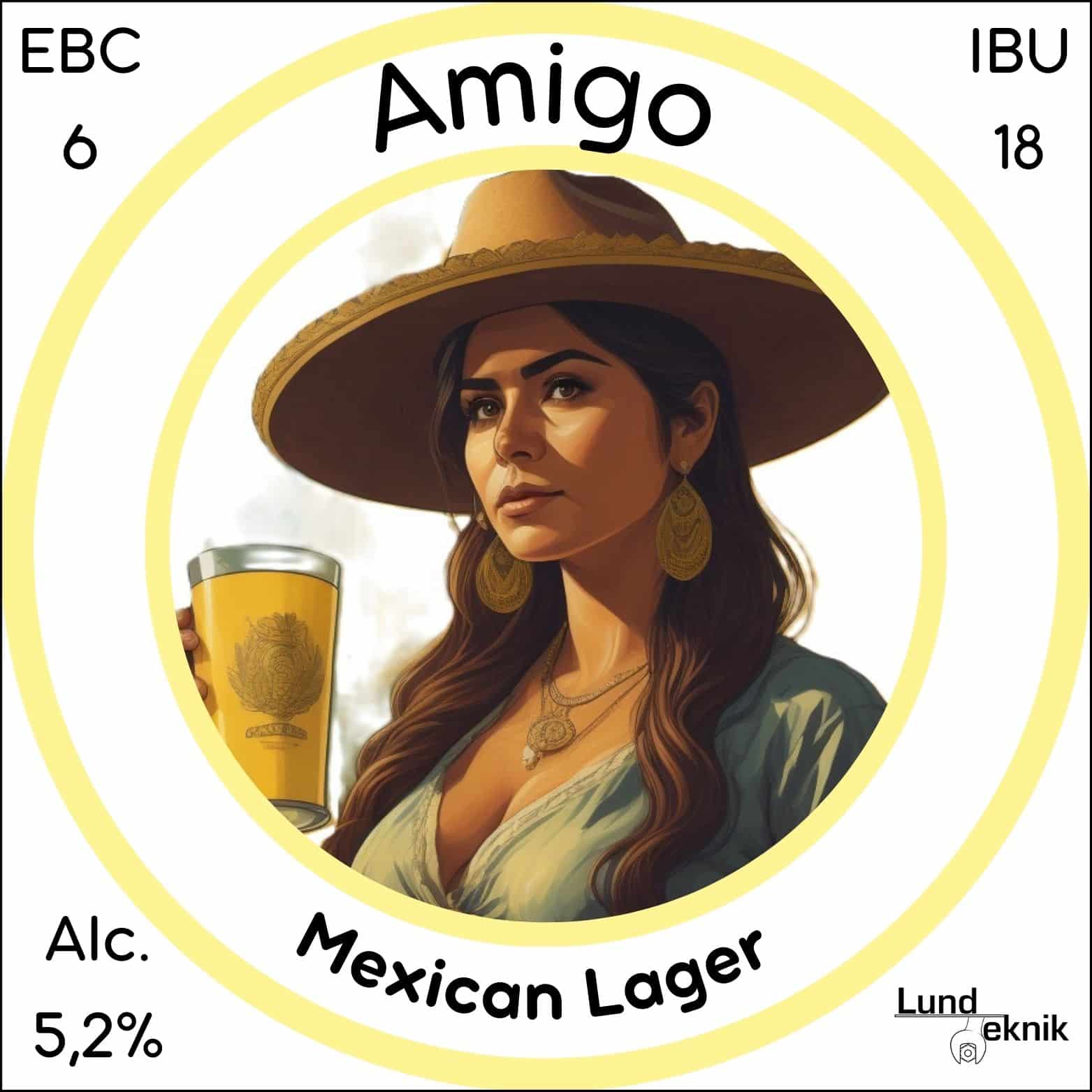 Amigo, Mexican Lager