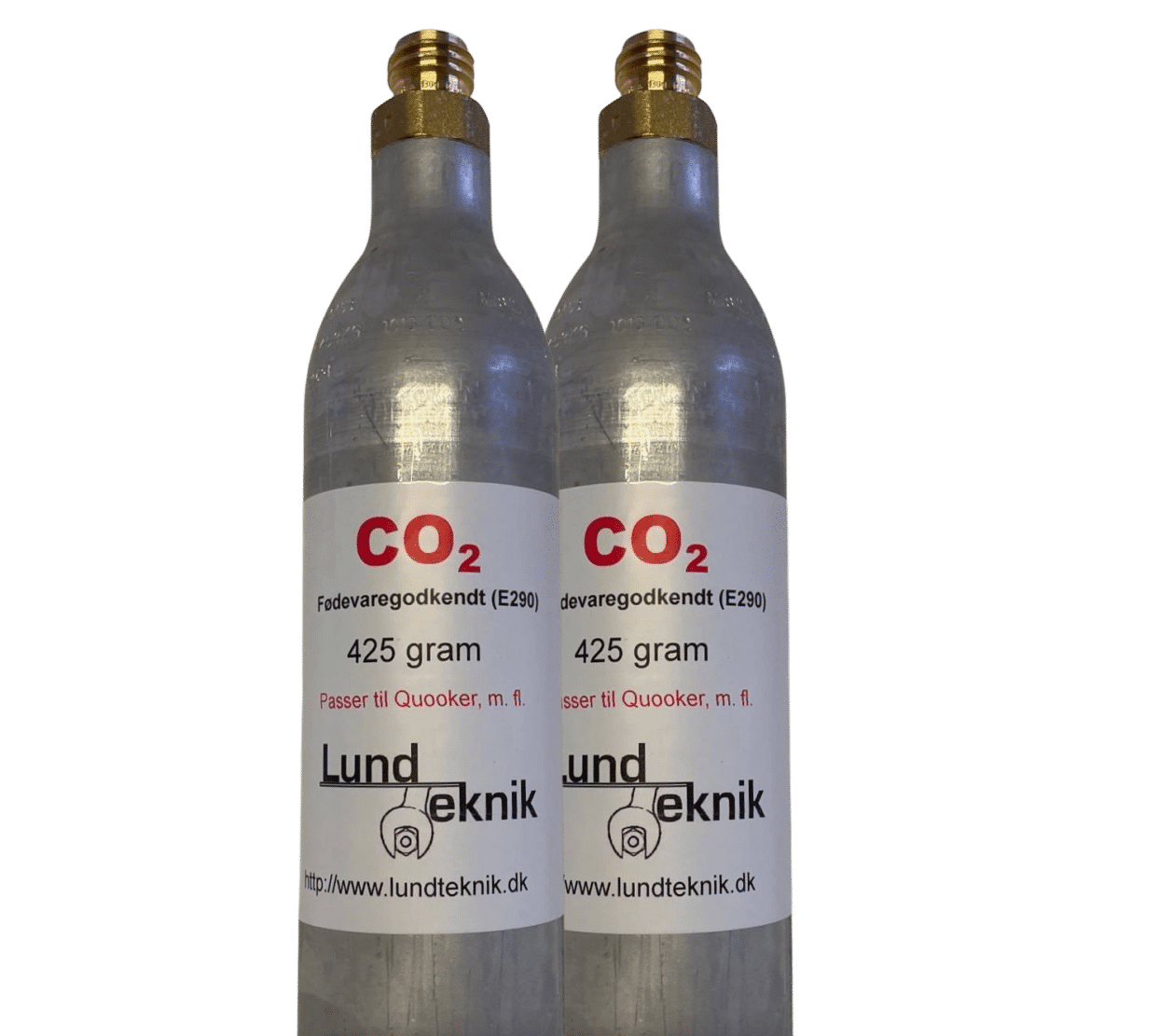 Genopfyldning af Quooker CO₂-flasker – 2 stk.