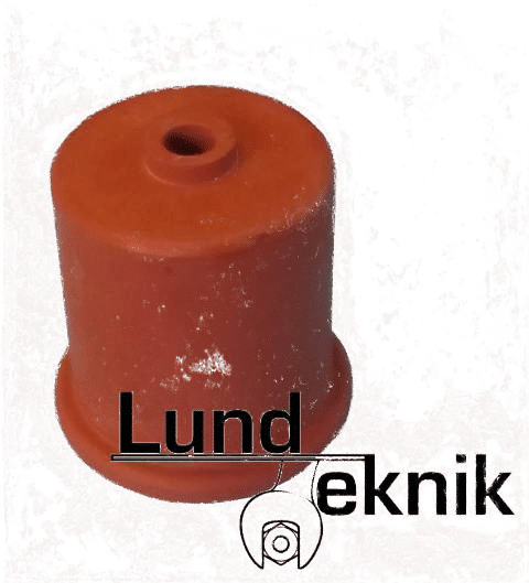 Gummihætte, til 2 liters Erlenm. 50 mm m/hul