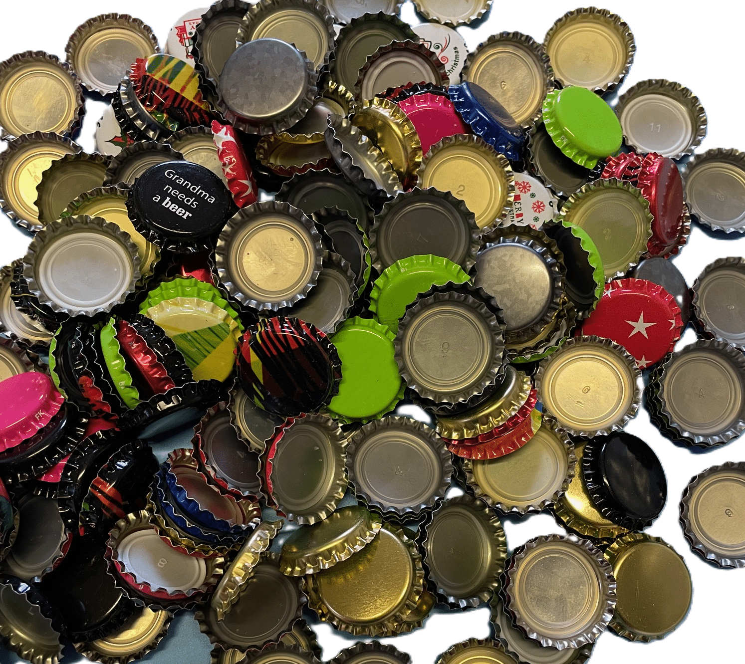 1,000 pcs 26 mm capsule in mixed colours