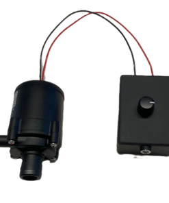 Magnetkoblet pumpe, 12 vdc, 9 liter i minuttet med hastighedsregulering