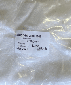 Magnesium sulphate (Epsom salt), MgSO₄