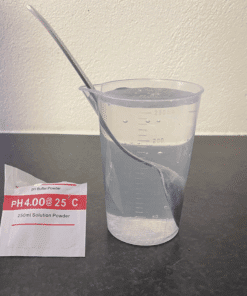 RO water pH kit incl. calibration powder and measuring cup