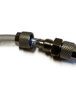 Muffe,  6/4 mm – 6/4 mm indv./udv. slange