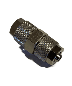Muffe,  6/4 mm – 6/4 mm indv./udv. slange