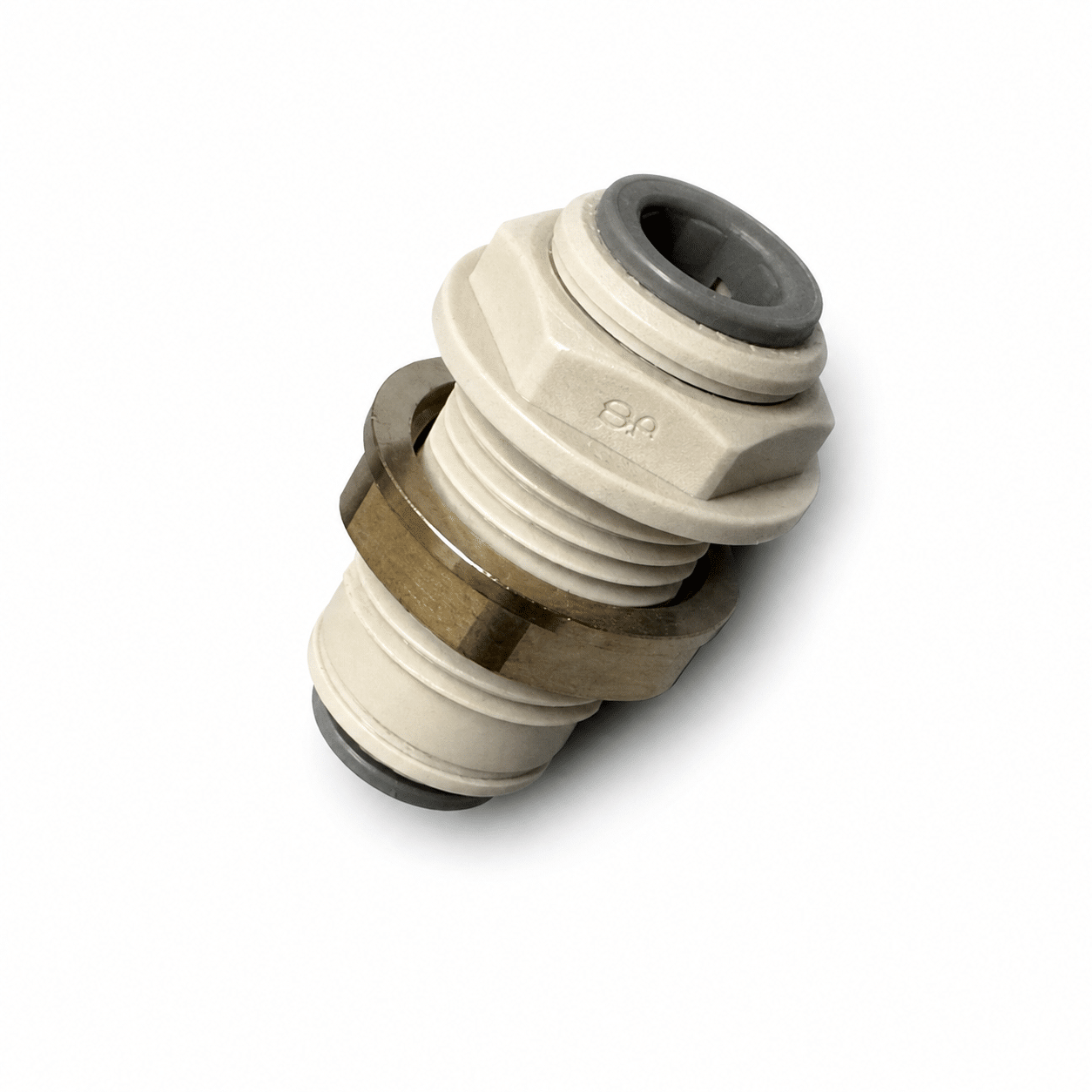 John Guest skotgennemføring, 3/8″ – 3/8″