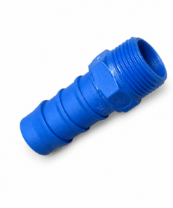 Slangetilslutning i plast, 14 mm han – 3/8″